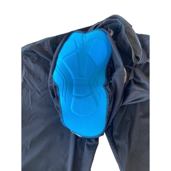 Novara Cycling Pants Crop Large Women's Capri Padded Liner Black Embroidered - Picture 7 of 16